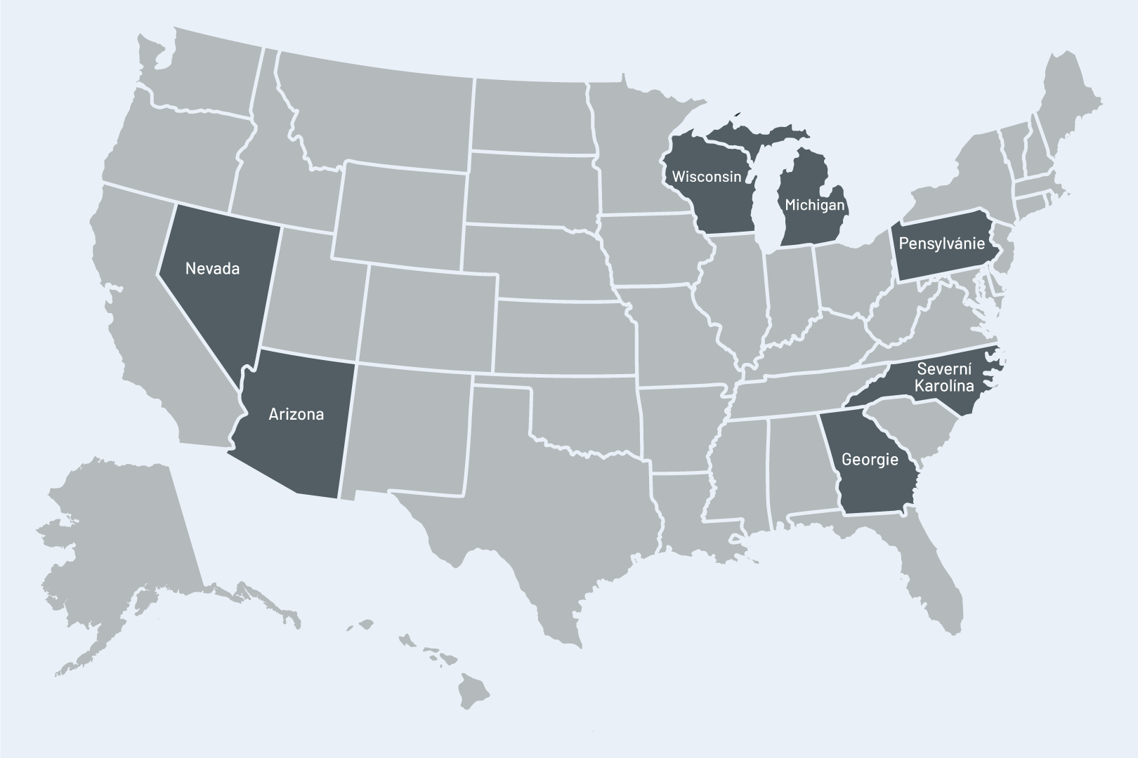 swing states mapa