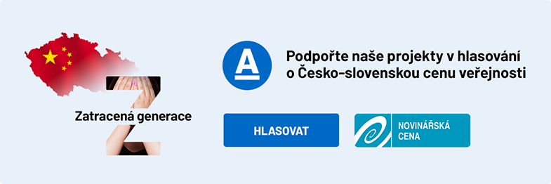 Podpořte naše projekty v hlasování o Česko-slovenskou cenu veřejnosti
